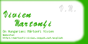 vivien martonfi business card